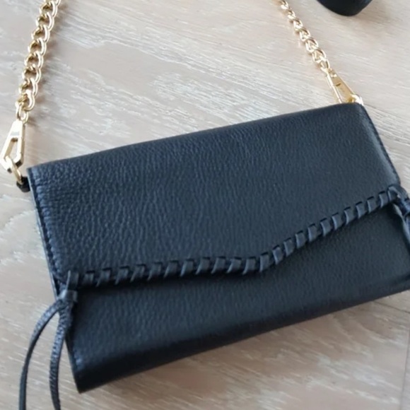 Rebecca Minkoff Convertible Fringe universal Phone Case Crossbody Bag/Wallet - Picture 3 of 5